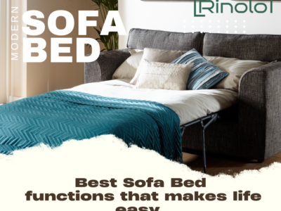 RINOLO Modern Serena Sleeper Sofa