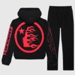 Hellstar Sports Future Flame Tracksuit Black