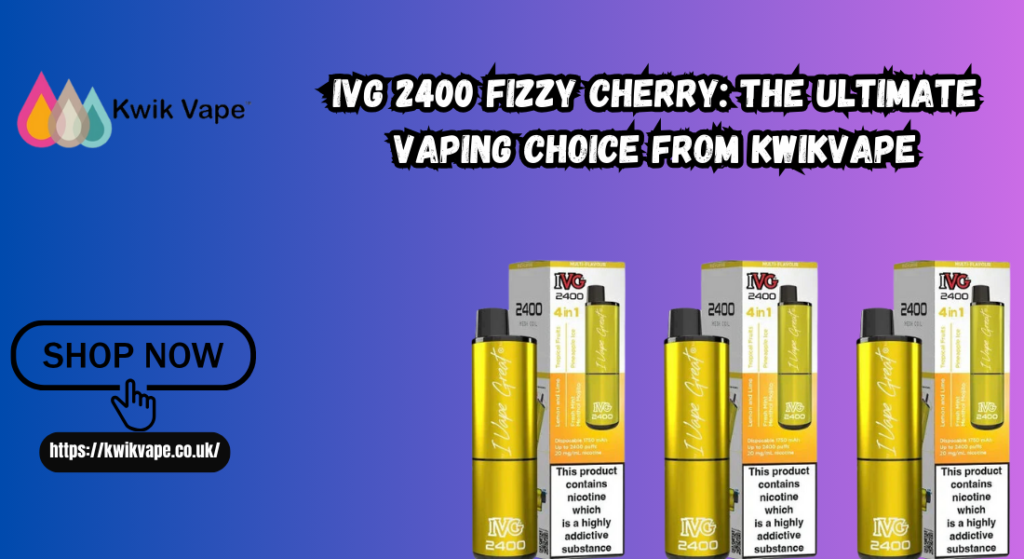 IVG 2400 Fizzy Cherry