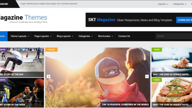 Magazine WordPress Theme