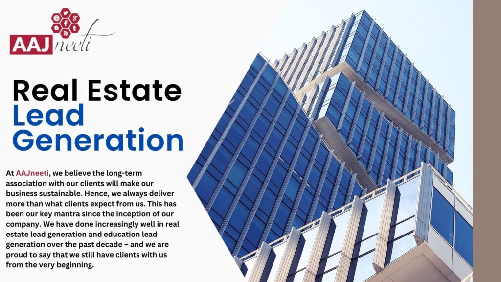 real estate lead generation in pune with aajneeti advertising