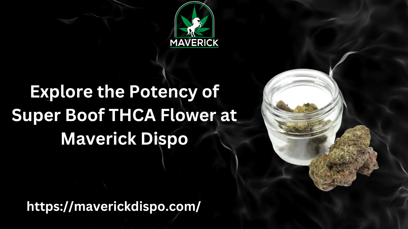 Explore the Potency of Super Boof THCA Flower at Maverick Dispo