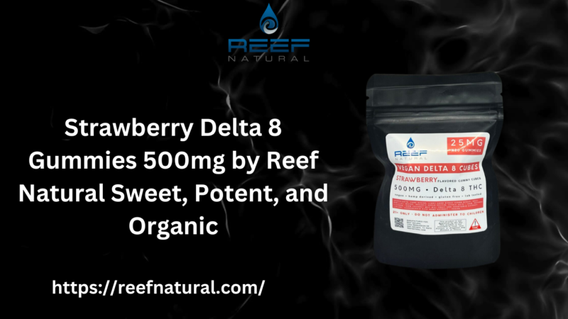 Strawberry Delta 8 Gummies 500mg