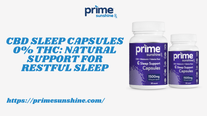 CBD Sleep Capsules