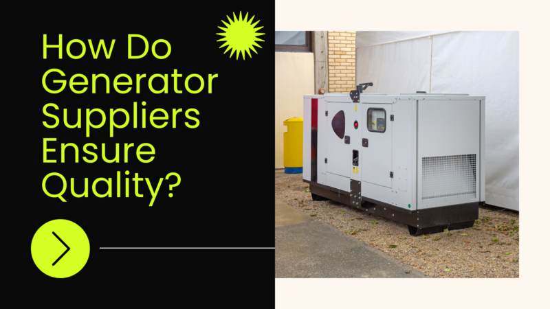 generator suppliers in UAE