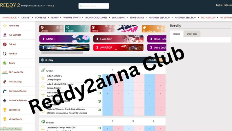 Reddy2anna Betting App