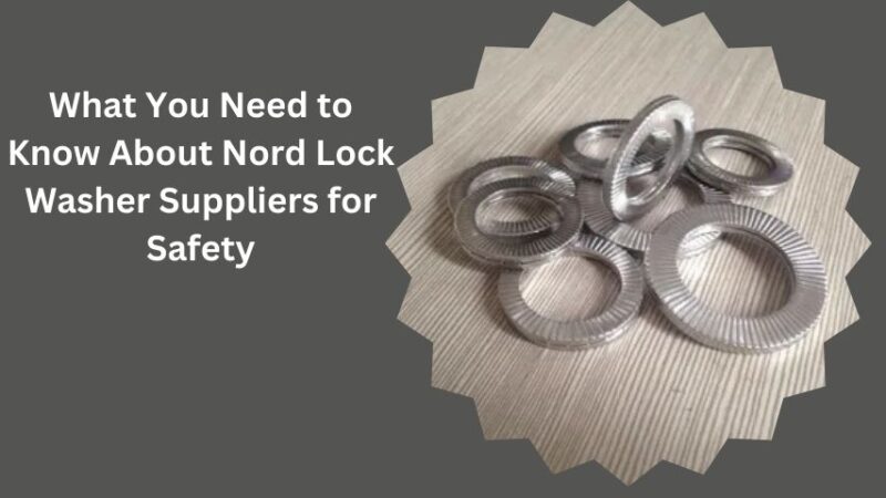 What You Need to Know About Nord Lock Washer Suppliers for Safety