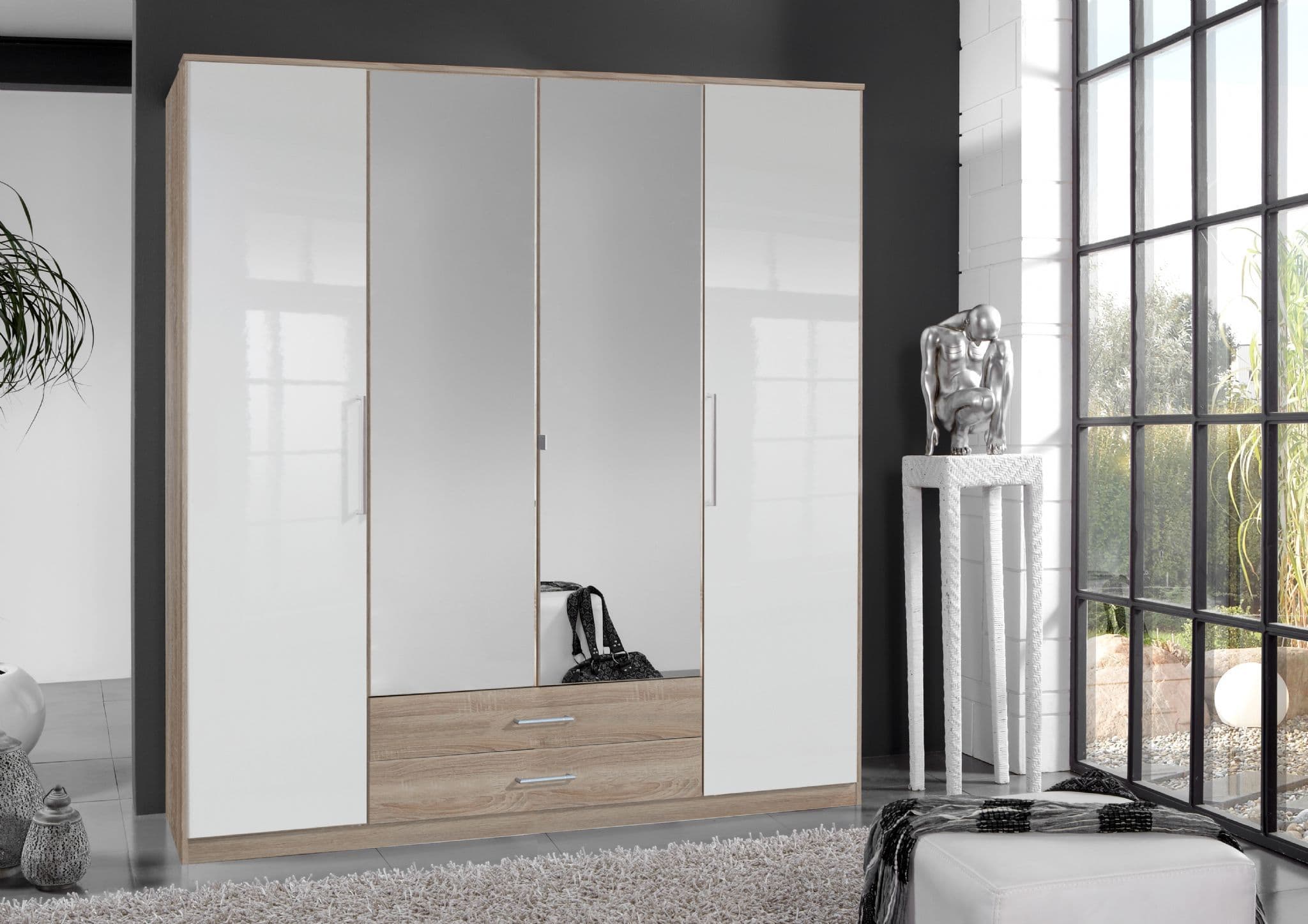 Gloss Wardrobes as a Chic Addition to Home Entryways