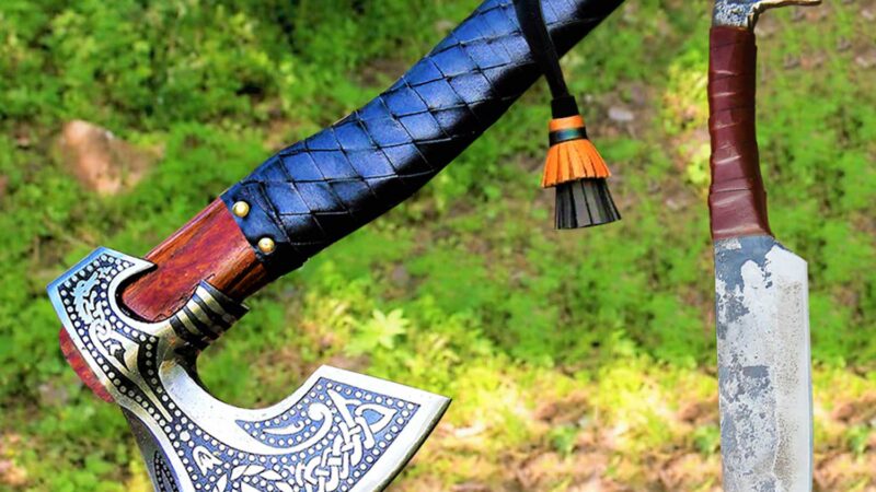 Handmade Viking Axe | Handmade Hunting Knive Gift