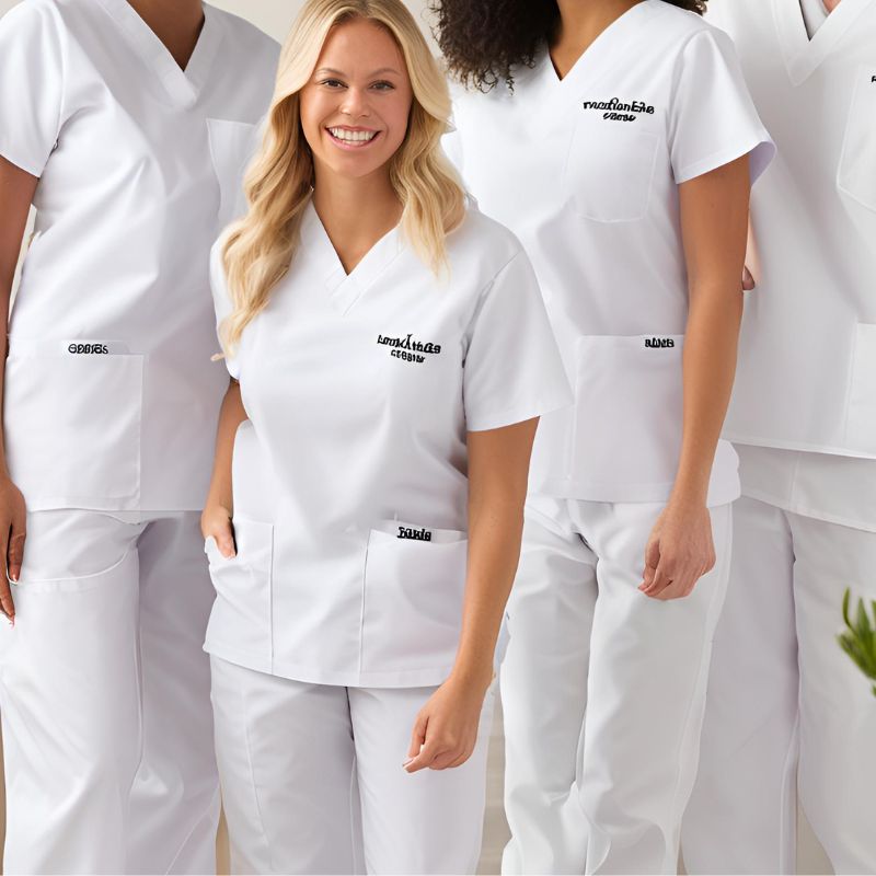 Wear Mart AE Custom Apparel Manufacturer: Your Custom Manufacturer for Bulk Scrubs with Embroidery at Cheap Rates