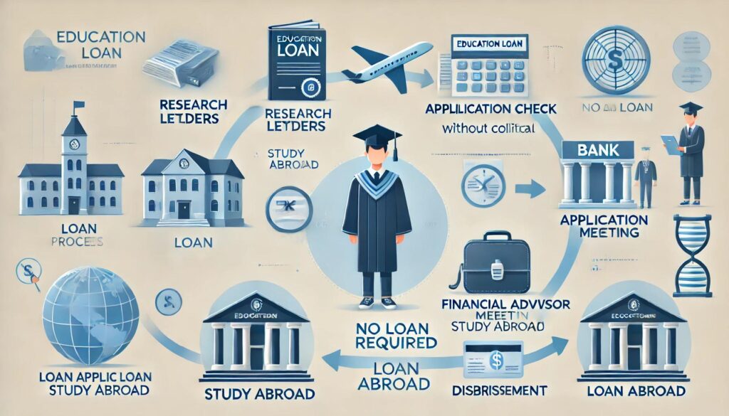 How to get Education loan for studying abroad without collateral?