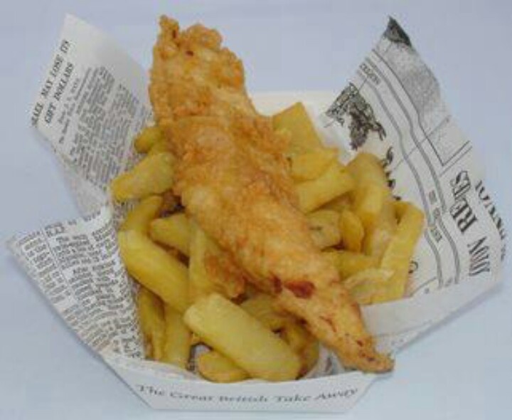 Custom Fish and Chips Paper