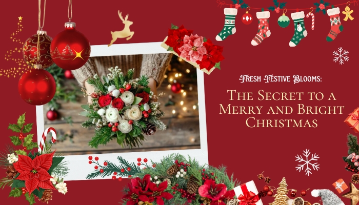 Fresh Festive Blooms: The Secret to a Merry and Bright Christmas