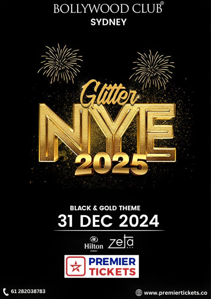 GLITTER NYE 2025 live event at Sydney