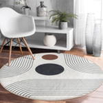 Transform Your Space: The Allure of Abstract Round Rugs