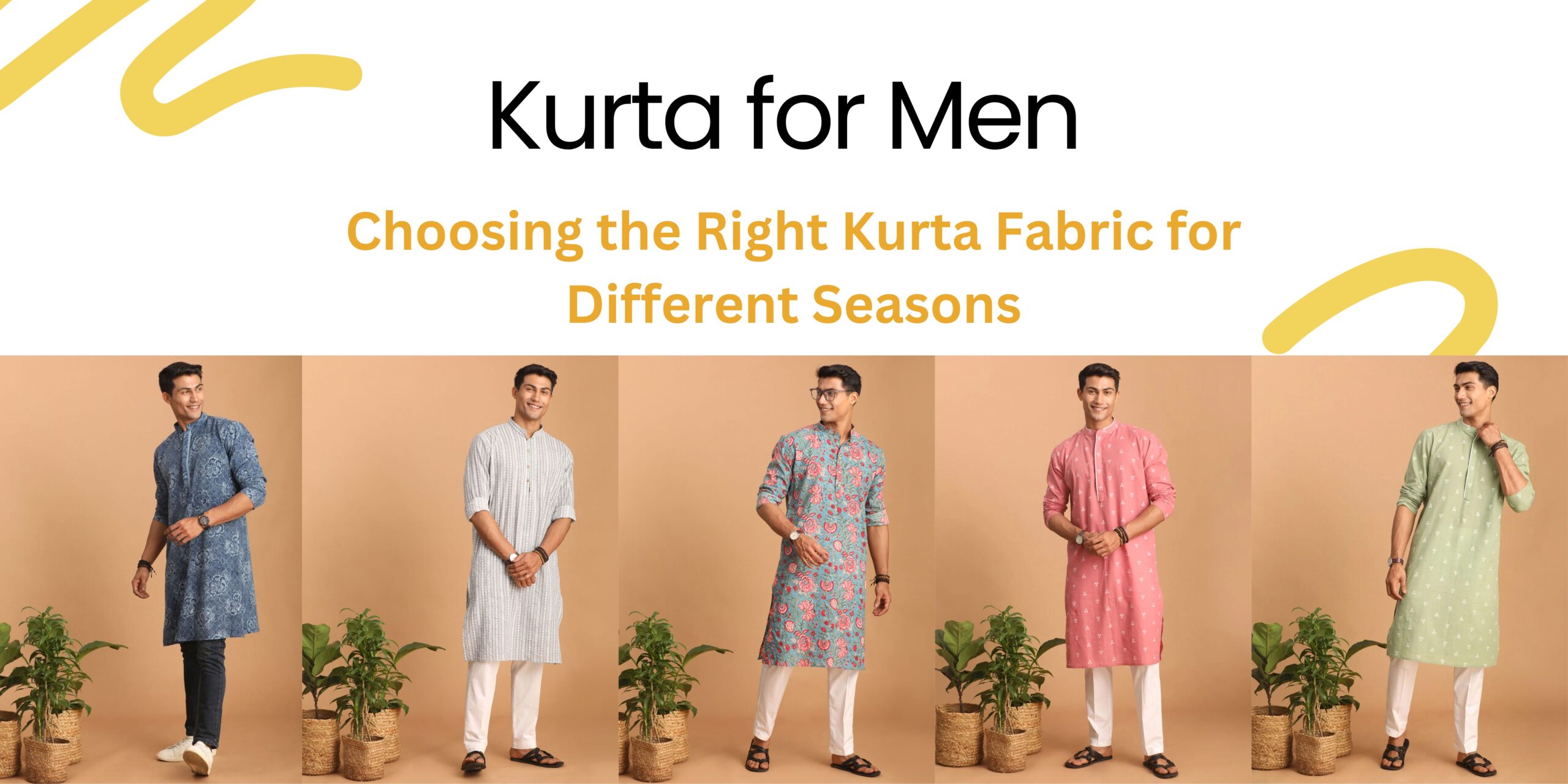 Choosing the Right Kurta for Men: Fabrics for All Seasons