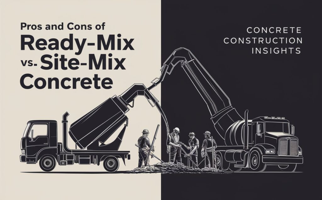 Pros and Cons of Ready-Mix vs. Site-Mix Concrete