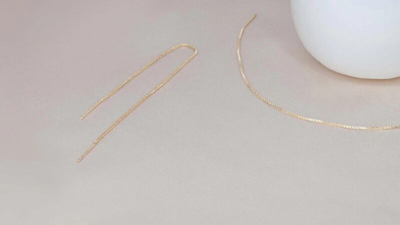 Threader Chain Earrings