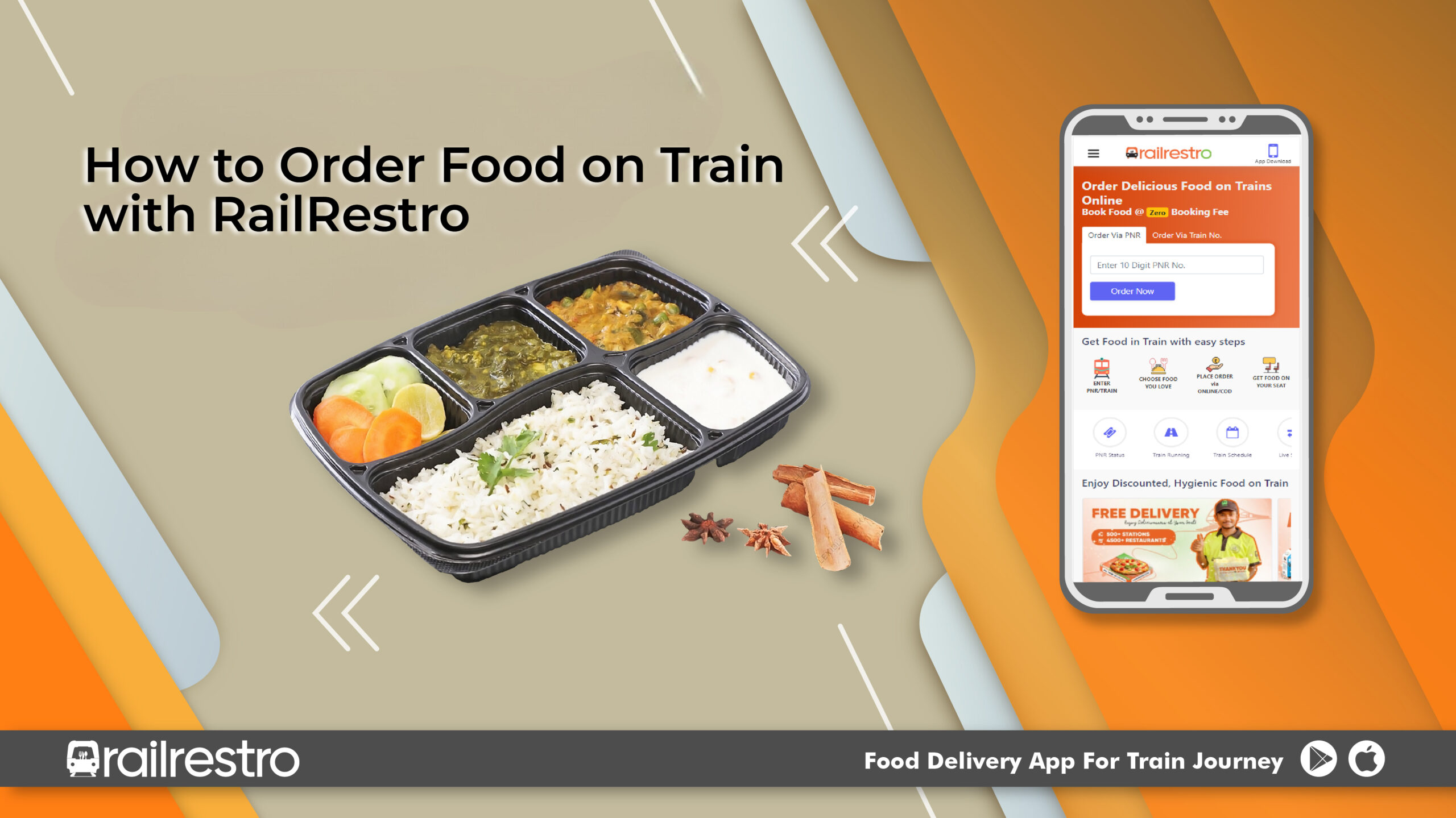 How to Order Food on Train with RailRestro