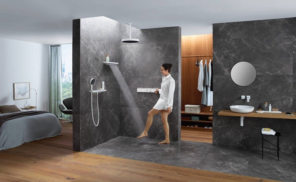 Custom walk-in shower