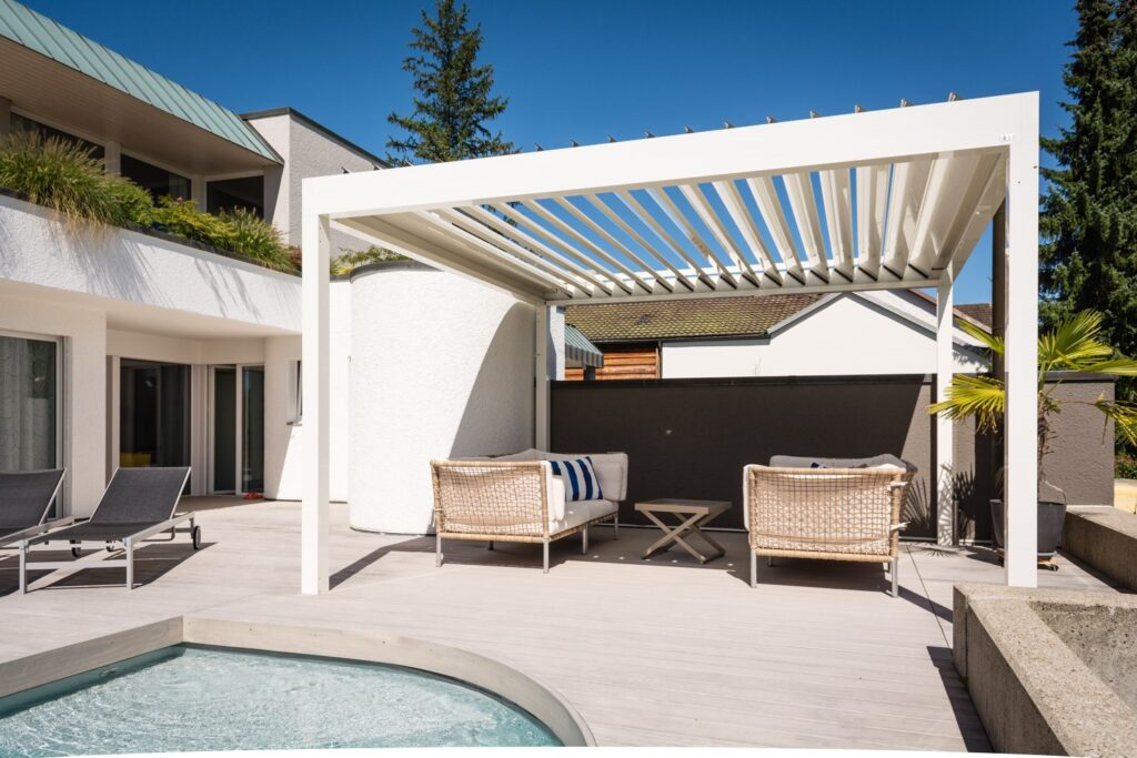 Louvered pergola bay area