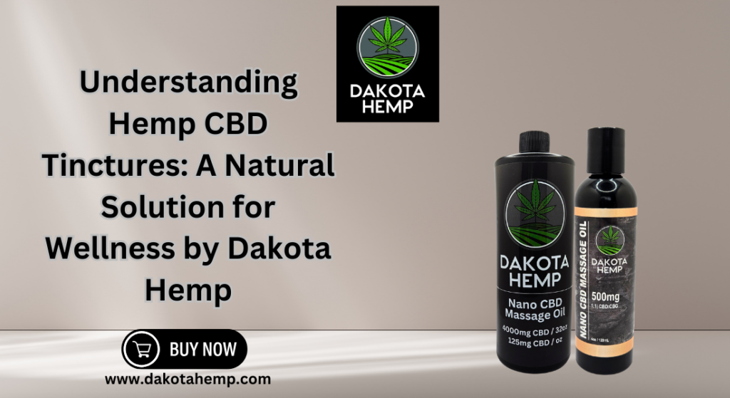 Hemp CBD Tinctures