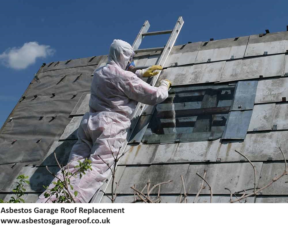 replacement asbestos garage roof