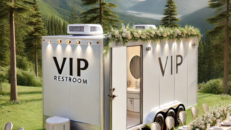 Top Reasons to Choose Restroom Trailer Rentals for Upscale Events