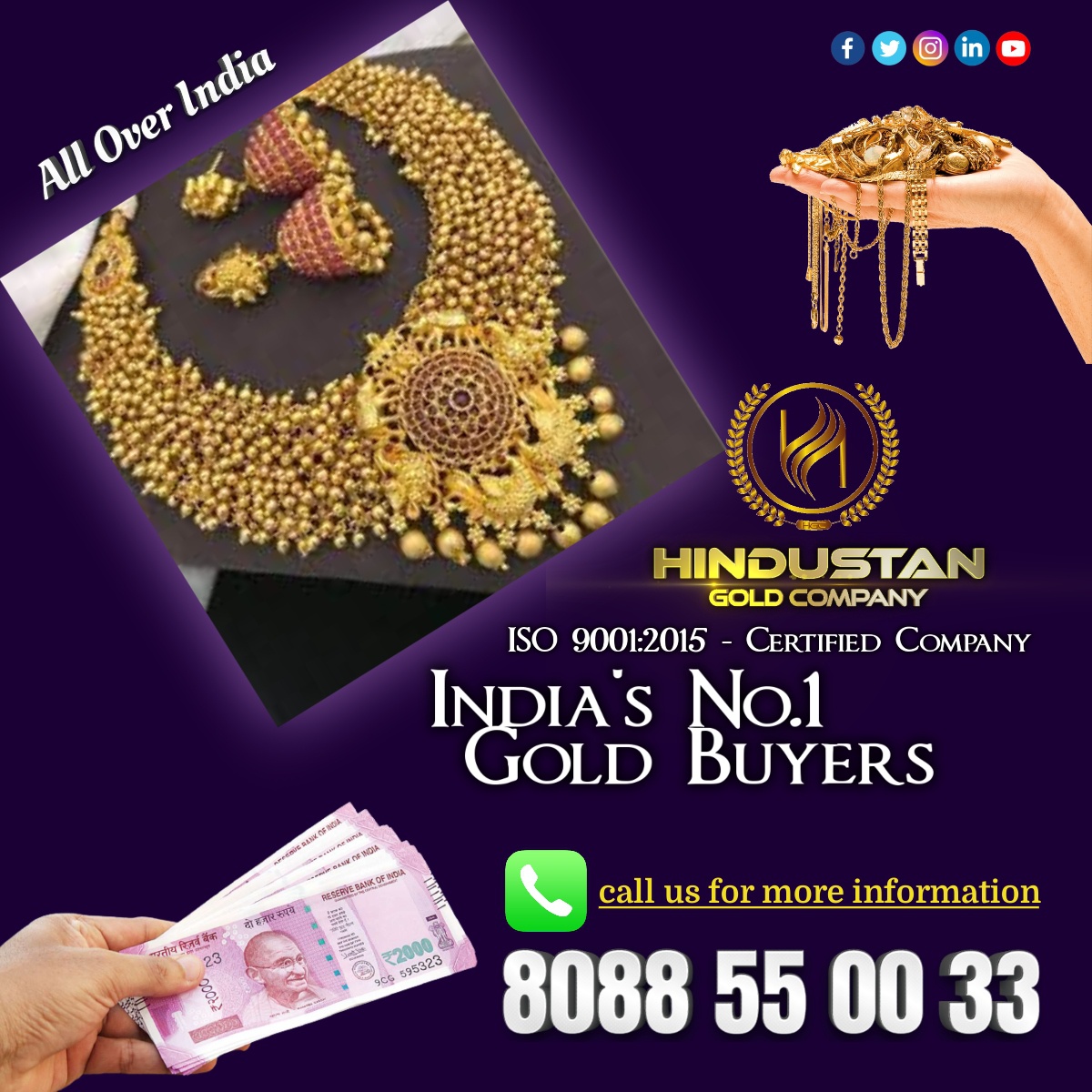 Gold buyers| Gold buyer| Hindustan gold company | 8088550033