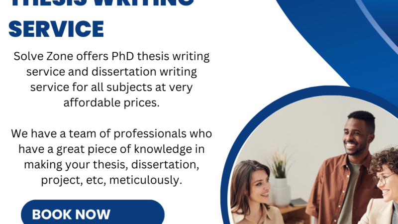 Top PhD Thesis Writing Services in India – Solve Zone (2025)