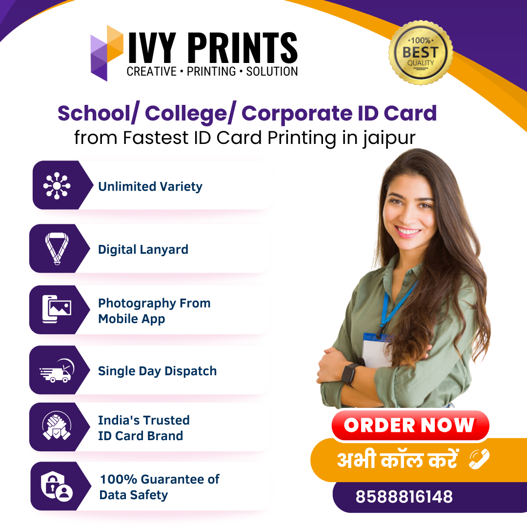 School PVC ID Card Printing in Jaipur