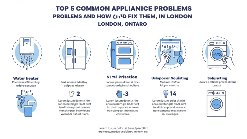 Top 5 Common Appliance Problems and How to Fix Them in London, Ontario