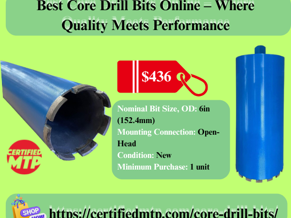 Best Core Drill Bits Online – Where Quality Meets Performance